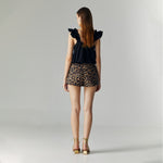 Load image into Gallery viewer, Livia Leopard Shorts in Brown
