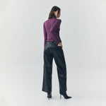 Load image into Gallery viewer, Mira Long Sleeve Top in Plum Purple
