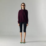 Load image into Gallery viewer, Nara Knit Top in Maroon
