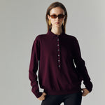 Load image into Gallery viewer, Nara Knit Top in Maroon

