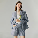 Load image into Gallery viewer, Noah Plaid Set in Grey
