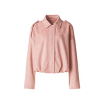 Load image into Gallery viewer, Qiana Suede Jacket in Blush
