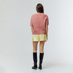 Load image into Gallery viewer, Rosalie Lace Satin Shorts in Yellow
