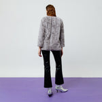 Load image into Gallery viewer, Seraphine Faux Fur Jacket in Grey
