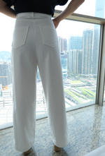 Load image into Gallery viewer, [Ready to Ship] Korean Tapered Pintuck Wide Leg Twill Pants [2 Colours]
