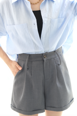 Load image into Gallery viewer, [Ready to Ship] Korean Linen Oversized Pocket Shirt [2 Colours]
