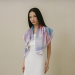 Load image into Gallery viewer, Loom Mulberry Silk Scarf in Lilac
