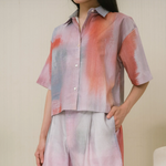 Load image into Gallery viewer, Loom Cotton Shirt in Lilac
