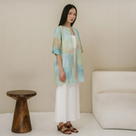 Load image into Gallery viewer, Loom Tencel Blend Kimono in Mint
