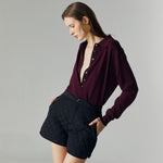 Load image into Gallery viewer, Xean Quilted Shorts in Black
