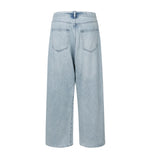 Load image into Gallery viewer, Korean Tie Denim Jeans in Blue
