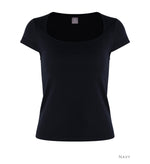 Load image into Gallery viewer, Korean Luen Cotton Stretch Tee [4 Colours]
