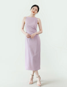 Arya Cami Midi Dress in Lavender