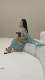 Load and play video in Gallery viewer, Loom Mulberry Silk Long Scarf in Lilac
