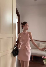 Load and play video in Gallery viewer, Tweed Cheongsam Top // Skirt [2 Colours]
