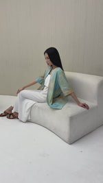 Load and play video in Gallery viewer, Loom Tencel Blend Kimono in Lilac

