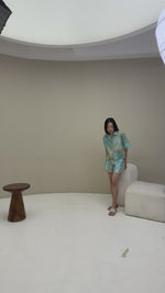 Load and play video in Gallery viewer, Loom Cotton Shirt in Mint
