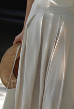 Load image into Gallery viewer, Multi Panel Maxi Skirt in Cream
