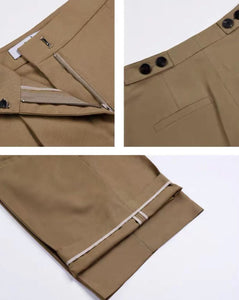 Ksenia Tailored Bermuda Shorts- Khaki