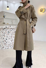 Load image into Gallery viewer, Forrest Camel Classic Midi Trench Coat
