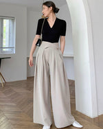 Load image into Gallery viewer, Hamelle Beige Cross Trousers

