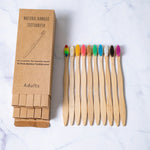 Load image into Gallery viewer, Eco-friendly Bamboo Toothbrushes - Set of 10
