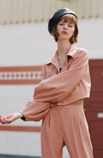 Load image into Gallery viewer, Eden Utility Jacket + Trousers Set - Peach
