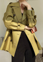 Load image into Gallery viewer, Brisbane Pea Classic Trench Coat

