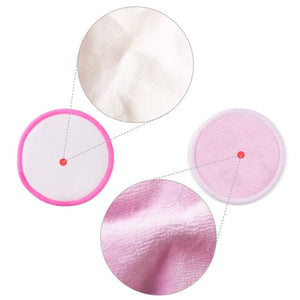 Reusable Makeup Remover Bamboo Cotton Pads- 16 pc set