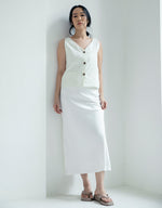 Load image into Gallery viewer, CR Silk Skirt - White
