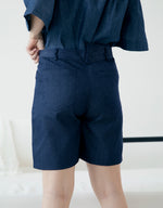 Load image into Gallery viewer, MK Denim Shorts - Navy
