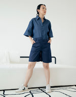 Load image into Gallery viewer, MK Denim Shorts - Navy
