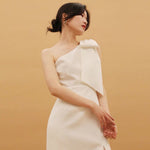 Load image into Gallery viewer, [Ready Stock] Constance Toga Dress- Snow
