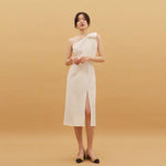 Load image into Gallery viewer, [Ready Stock] Constance Toga Dress- Snow
