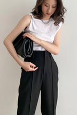 Load image into Gallery viewer, Defoe 2-Way Tailored Trousers in Black
