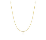 Load image into Gallery viewer, Gold Mini Diamante Pendant Necklace
