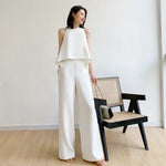 Load image into Gallery viewer, Broadway White Maxi Jumpsuit

