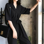 Load image into Gallery viewer, Camley Black Utility Jumpsuit
