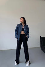 Load image into Gallery viewer, Ocean Drive Oversized Denim Shirt Jacket in Blue

