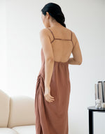 Load image into Gallery viewer, MK Runched Dress - Dusty Rose
