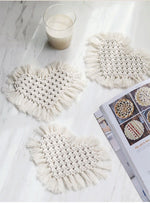 Load image into Gallery viewer, Handwoven Heart Coasters
