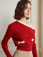 Load image into Gallery viewer, Rettea Toga Knit Top
