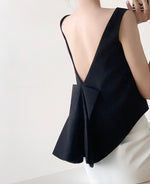 Load image into Gallery viewer, Camden Origami Top in Black
