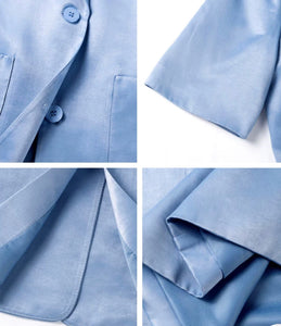 Aria Short Suit Blazer - Snowflake