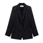 Load image into Gallery viewer, Anniston Tailored Blazer in Black
