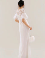 Load image into Gallery viewer, Dieppe Lace Bustier Maxi Mermaid Dress
