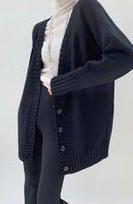 Load image into Gallery viewer, Classic Oversized V Button Cardigan
