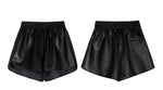 Load image into Gallery viewer, [Ready Stock] Carbon Coal PU Leather Shorts in Black
