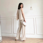 Load image into Gallery viewer, Broadway Beige Maxi Jumpsuit
