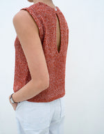 Load image into Gallery viewer, Upcycled Camila Knit Top - Burnt Orange
